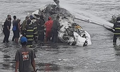 Avião queda. Foto: Reprodução/Redes Sociais