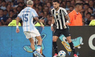 O Botafogo saiu derrotado por 2 a 0 na 1ª partida entre as duas equipes. Vietto e Martínez fizeram os gols. Foto: Vitor Silva/Botafogo