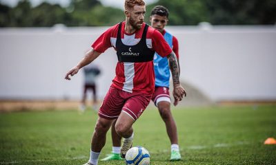 Souza retorna a equipe após se recuperar de uma lesão muscular. Foto: Gabriel Leite/América FC