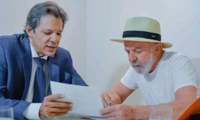 Lula e Fernando Haddad. Foto: Ricardo Stuckert
