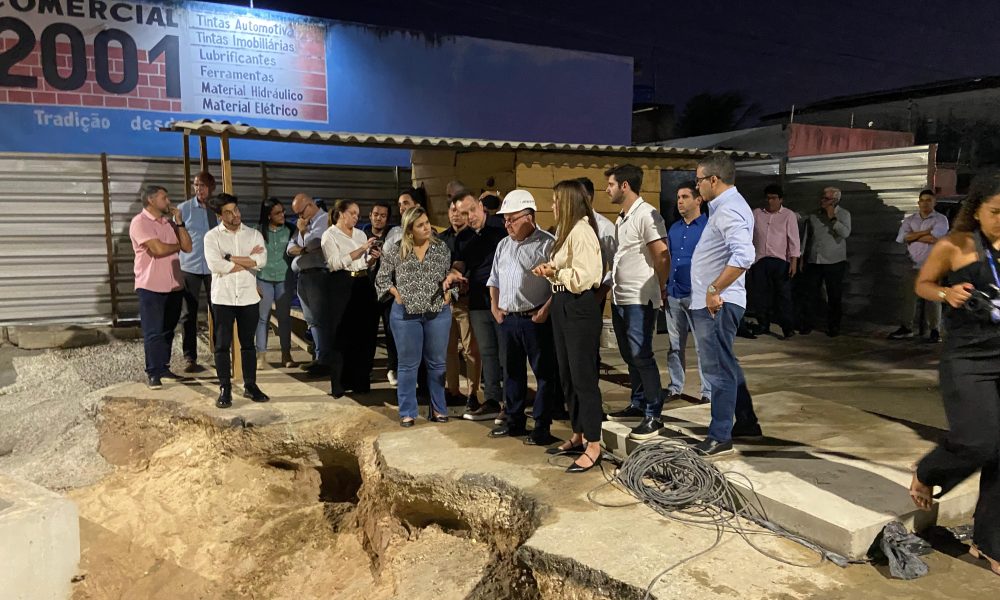 Prefeito Paulinho Freire acompanha avanço das obras na Zona Norte de Natal