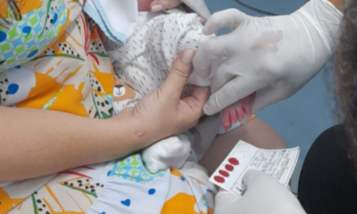 Natal reforça a importância do Teste do Pezinho no diagnóstico precoce de doenças em recém-nascido
