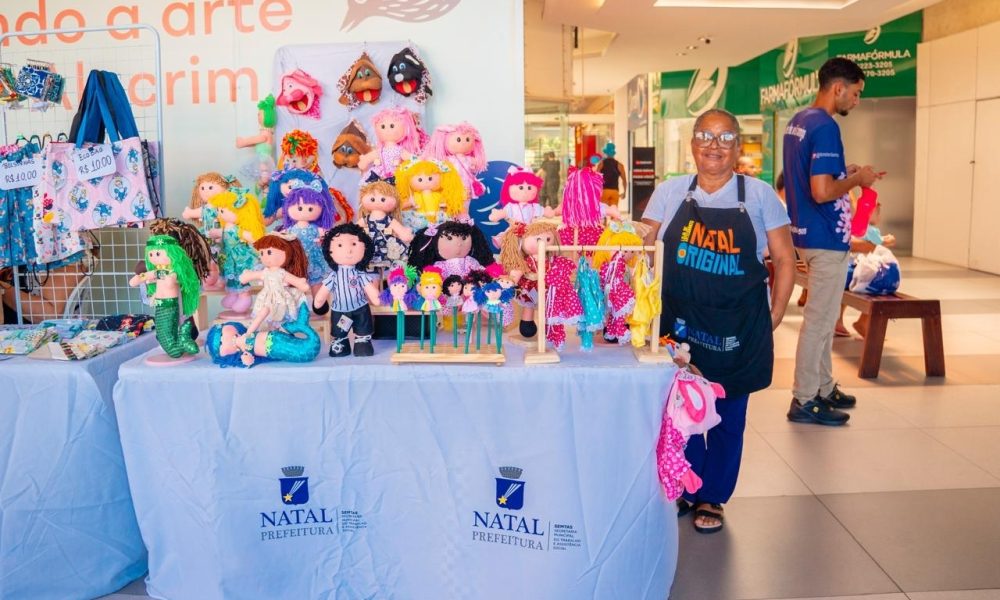 Feiras de Artesanato na Ferreira Costa e Shopping 10 reúnem mais de 130 artesãos natalenses