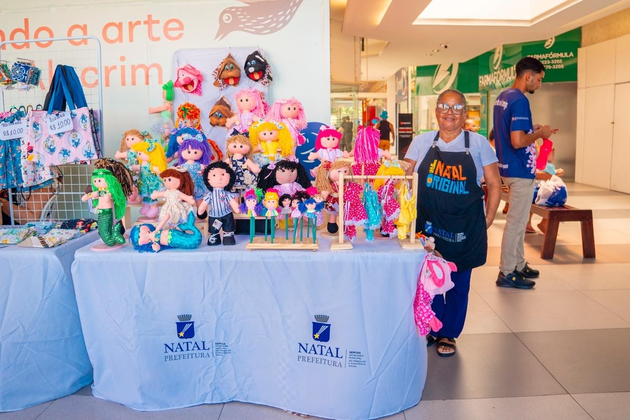Feiras de Artesanato na Ferreira Costa e Shopping 10 reúnem mais de 130 artesãos natalenses