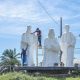 Prefeitura revitaliza monumento dos Três Reis na entrada sul de Natal