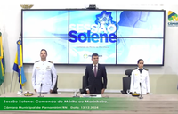 Marinheiros são homenageados em sessão solene